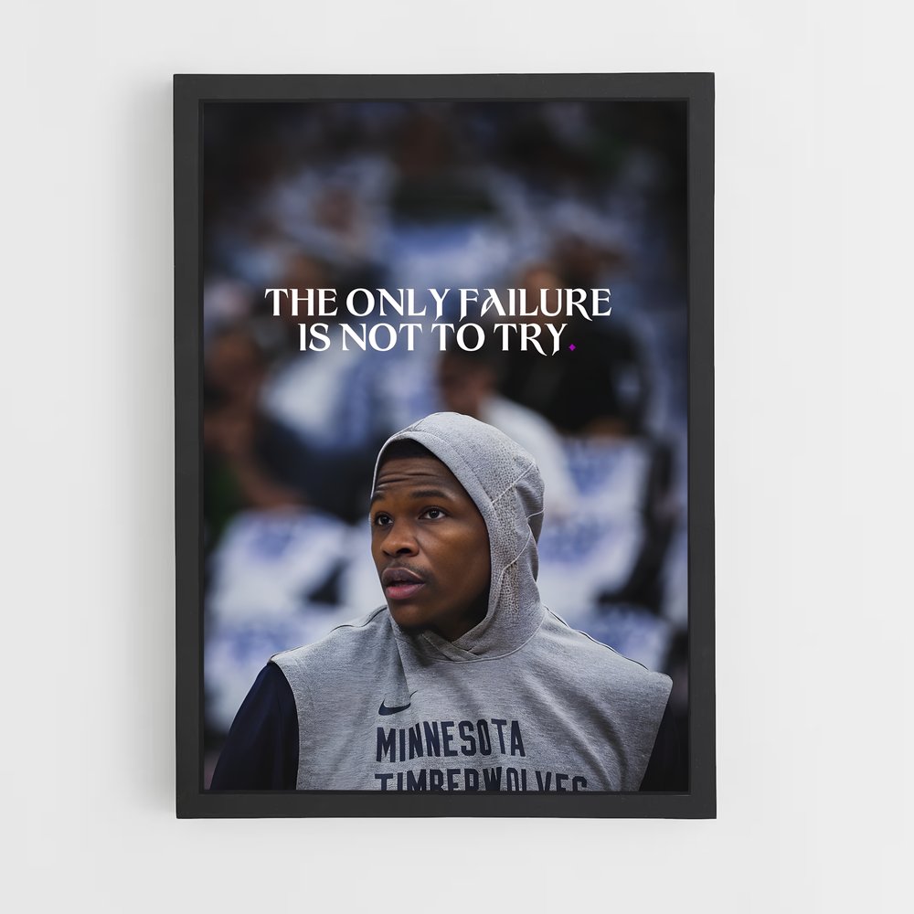 Poster Anthony edwards basket – affiche Basketball (vue 2)